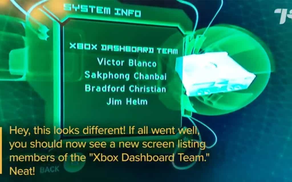 Xbox an easter egg discovered on the console 20 years after its release